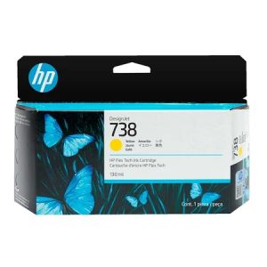HP 738 130ml Yellow Ink Crtg