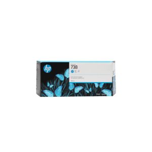 HP 738 300ml Cyan Ink Crtg