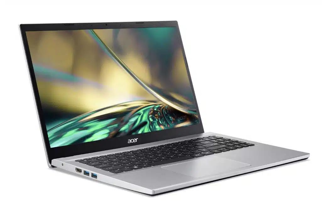 ACER PORTATIL A3155939GN Ci31215U8GB512GB50WhFHD 15 WIFI6BT Silver