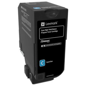 Lexmark 84C4HC0 toner cartridge 1 pc(s) Original Cyan