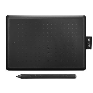 Wacom One by small graphic tablet Black, Red 152 x 95 mm USB