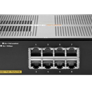 HPE Aruba Networking 2930F 8G PoE+ 2SFP+ Switch