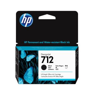 HP 712 38-ml Black DesignJet Ink Cartridge