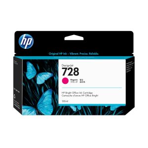 HP 728 130-ml Magenta DesignJet Ink Cartridge