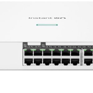 HPE Aruba Networking Networking Instant On Switch 20p Gigabit CL4 4p Gigabit CL6 PoE 2p 10GBT 2p SFP+ 370W 1960