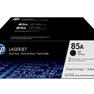 HP 85A 2-pack Black Original LaserJet Toner Cartridges