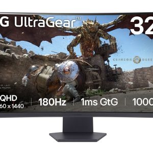 LG 32GS60QC-B computer monitor 80 cm (31.5") 2560 x 1440 pixels Quad HD LCD Black