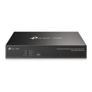 TP-Link VIGI NVR1004H-4P grabadora de vídeo en red (NVR) Negro
