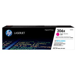 HP Cartucho de tóner original LaserJet 206X de alto rendimiento, magenta