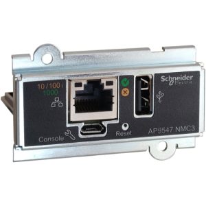 APC Network Management Card, Network Management Cards, for Easy UPS 3 Series, 3-Phase, remotely monitor and manage the UPS