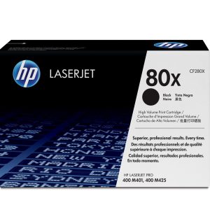 HP 80X High Yield Black Original LaserJet Toner Cartridge