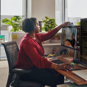 HP Poly Blackwire 3320 Stereo Microsoft Teams Certified USB-C Headset +USB-C/A Adapter