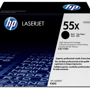 HP 55X High Yield Black Original LaserJet Toner Cartridge