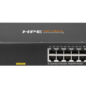 HPE Aruba Networking CX 6000 24p 10M/100M/1G Class4 PoE 4p SFP 1G 370W Switch Gestionado L3 Gigabit Ethernet (10/100/1000) Energía sobre Ethernet (PoE) 1U