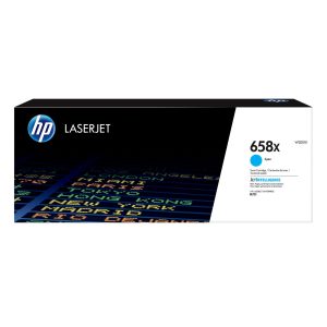 HP 658X High Yield Cyan Original LaserJet Toner Cartridge