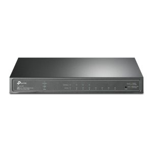 TP-Link JetStream TL-SG2008P dispositivo de redes Gestionado L2/L2+ Gigabit Ethernet (10/100/1000) Energía sobre Ethernet (PoE) Negro