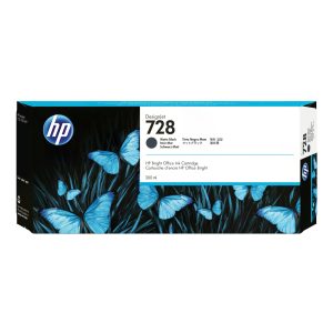 HP 728 300-ml Matte Black DesignJet Ink Cartridge