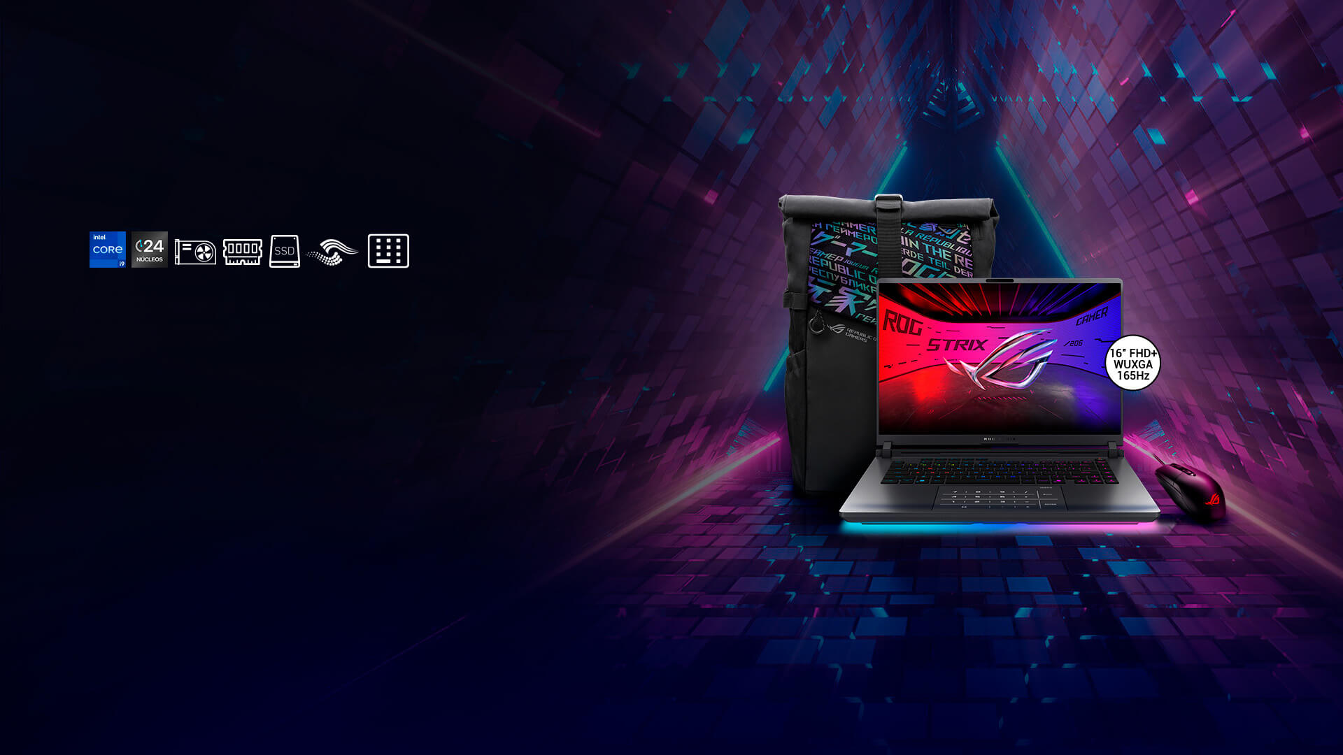 Banner ASUS ROG STRIX G16 Home
