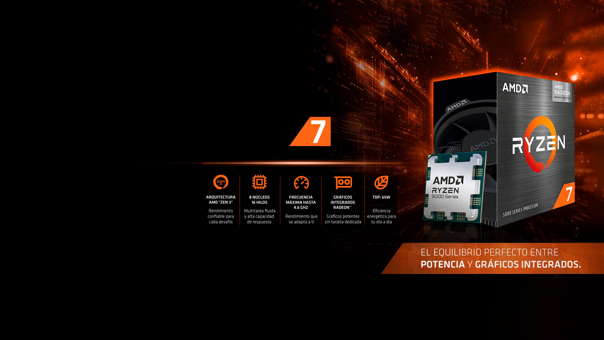 Banner AMD RYZEN 7 5700G Home PE